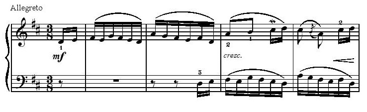 Bach Invention No. 3 BWV 774